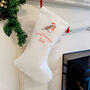 Personalised Robin Christmas Stocking. Special Delivery, thumbnail 6 of 6