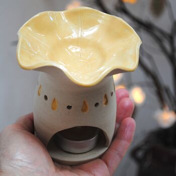 Handmade Ceramic Oil And Wax Burner Home Fragrance Gift, 8 of 11