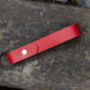 Personalised English Leather Keyring Outdoor Fathers Day Gift, thumbnail 5 of 7