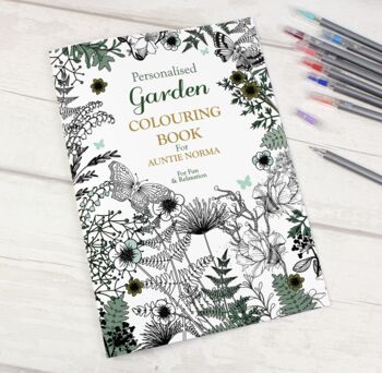 Personalised Gardening Colouring Book, 3 of 5