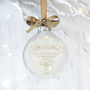 First Christmas As Married Couple Wedding Bauble, thumbnail 2 of 8