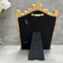 Vintage Gold Photo Frame 6x4 Floral Picture Frame Gift, thumbnail 2 of 8