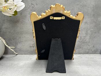 Vintage Gold Photo Frame 6x4 Floral Picture Frame Gift, 2 of 8