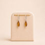 Sterling Silver Baltic Amber Teardrop Earrings, thumbnail 2 of 6