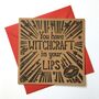 Shakespeare Quote Card. Witchcraft In Your Lips, thumbnail 1 of 3