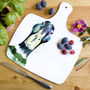 Inky Mallard Chopping Board With Handle, thumbnail 1 of 5