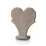 White Marble Palm Fan Sculpture, thumbnail 2 of 5