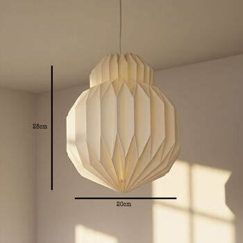 Origami Paper Bulb Lampshade, 3 of 3
