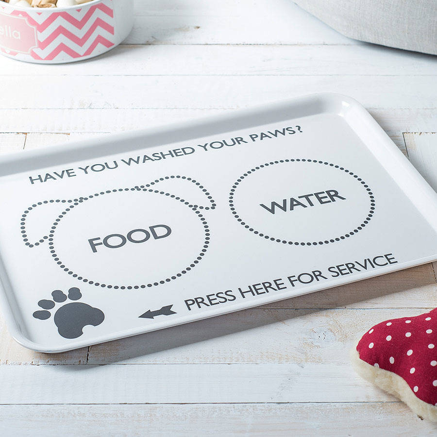 'dog's Dinner' Tray By Catherine Colebrook