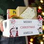 Personalised Christmas White Wooden Crate, thumbnail 5 of 5