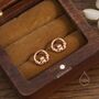 Sterling Silver Claddagh Stud Earrings, thumbnail 3 of 11