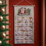 Personalised Santa Advent Calendar In Silver Grey, thumbnail 1 of 5