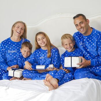 Women's Personalised Christmas Snowflake Pyjamas, 3 of 3