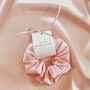 Personalised Tag Bridesmaid Silk Scrunchie, thumbnail 4 of 8
