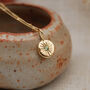 Gold Sunburst Birthstone Boho Necklace, thumbnail 1 of 6