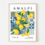 Amalfi Lemons Fruit Market Art Print, thumbnail 1 of 2