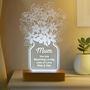 Personalised Flower Vase LED Light Gift For Mum, thumbnail 1 of 3