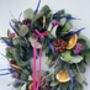 Bright Colourful Fresh Christmas Wreath, thumbnail 2 of 3