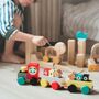 Sustainable Wooden Pull Along Train Toy, thumbnail 1 of 2