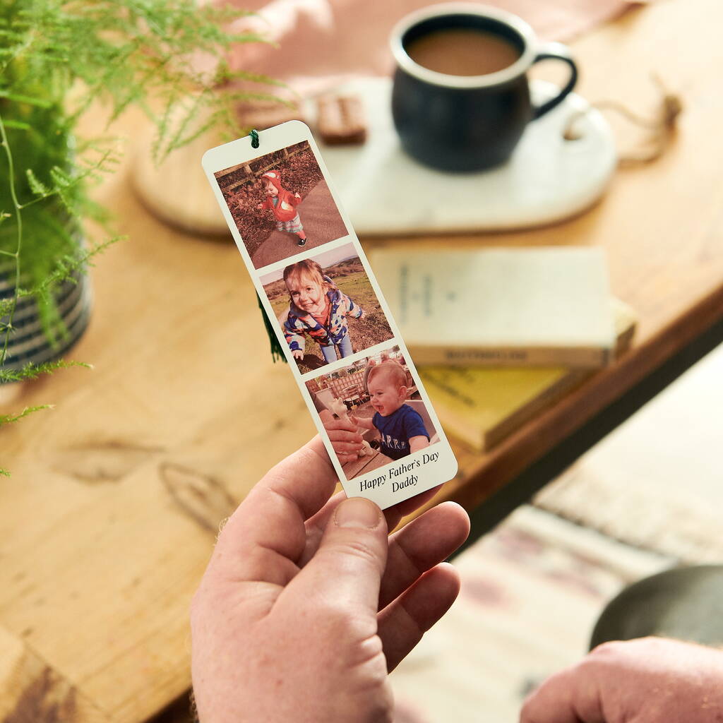 Personalised Father's Day Photo Bookmark, 1 of 6