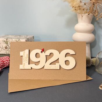 Personalised 100th 1926 Card, 5 of 9