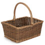 Traditional Wicker Shopping Basket, thumbnail 2 of 6