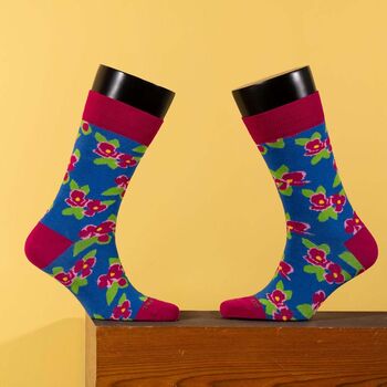 Cotton Socks Floral Design Collection, 5 of 9