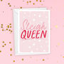 Sleigh Queen Christmas Card For Her, thumbnail 1 of 3
