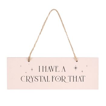 Pink Healing Crystal Fun Sign, 3 of 4