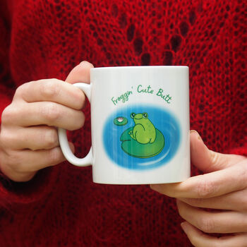 Froggin' Cute Butt Mug Gift For Him, 2 of 4