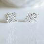 Mother Of The Bride Or Groom Silver Tree Earrings, thumbnail 4 of 5