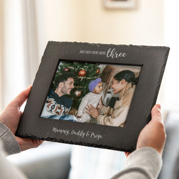 Personalised And Then There Were New Baby Photo Frame, 3 of 4