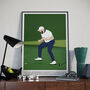 Shane Lowry Ryder Cup Winning Moment Commentary Print, thumbnail 1 of 4