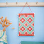 Bargello Tapestry Craft Kit, Ditsy Daisies Wall Hanging, thumbnail 2 of 8