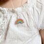 Pastel Rainbow Enamel Pin Badge, thumbnail 3 of 10
