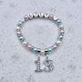 Personalised Birthday Bracelet Age Charm Bracelet, thumbnail 12 of 12