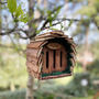 Wooden Hanging Butterfly Haven House Habitat, thumbnail 3 of 8