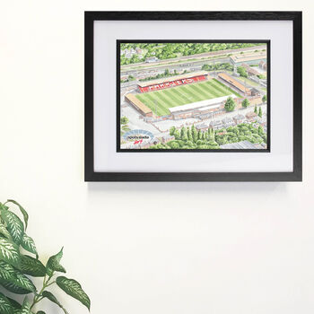 Kidderminster Harriers Fc Aggborough Stadium Art Print, 2 of 3