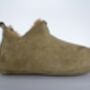 Sheepskin Slippers Olive 100% Hand Crafted Soft Sole, thumbnail 3 of 8