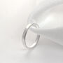 Sterling Silver 2mm Adjustable Plain Toe Ring, thumbnail 2 of 9