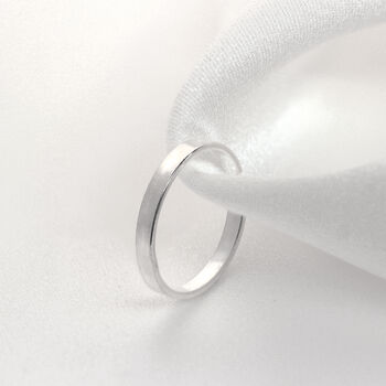 Sterling Silver 2mm Adjustable Plain Toe Ring, 2 of 9