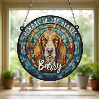 Basset Hound Memorial Suncatcher, 3 of 6