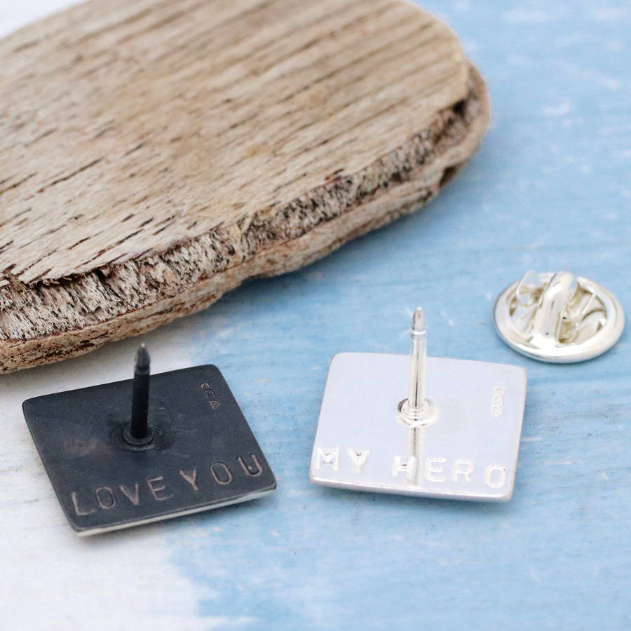 personalised tie pin