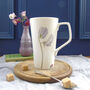 Summer Flower Bone China Tall Latte Mug, thumbnail 1 of 6
