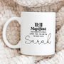 Personalised Angel Number Manifestation Mug, thumbnail 3 of 3