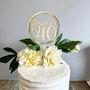 Personalised Wooden Ring Cake Topper For All Occasions, thumbnail 3 of 5