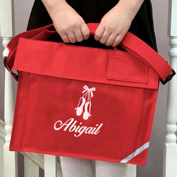 Personalised School Book Bag With Long Strap, 6 of 7