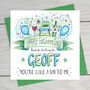 Like A Dad Fathers Day Card, thumbnail 4 of 4