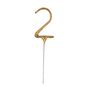 Gold Number Cake Sparkler Numbers, thumbnail 4 of 11