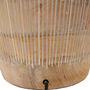 Boho Mango Wood Table Lamp With Black Lampshade, thumbnail 10 of 11